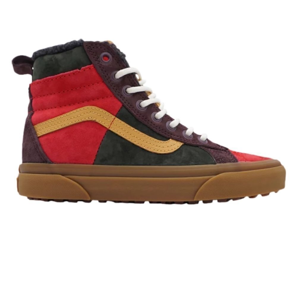 New Vans Sk8 Hi 46 All Weather MTE DX Poinsettia Red Green Gumsole Shoes Size 6